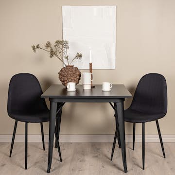 Spisegruppe Venture Home Tempe med 2 Polar Stoler