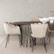 Spisegruppe furniture/fashion Stone med 4 Limhamn Light Stoler og 2 Limhamn Stoler