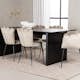 Spisegruppe Venture Home Vail med 4 Limhamn Light Stoler