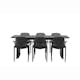 Spisegruppe Venture Home Vail med 6 Baltimore Stoler