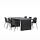 Spisegruppe Venture Home Vail med 6 Baltimore Stoler