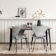 Spisegruppe Venture Home Tempe med 4 Estes Stoler