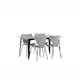Spisegruppe Venture Home Tempe med 4 Estes Stoler