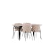 Spisegruppe Venture Home Tempe med 4 Modesto Stoler