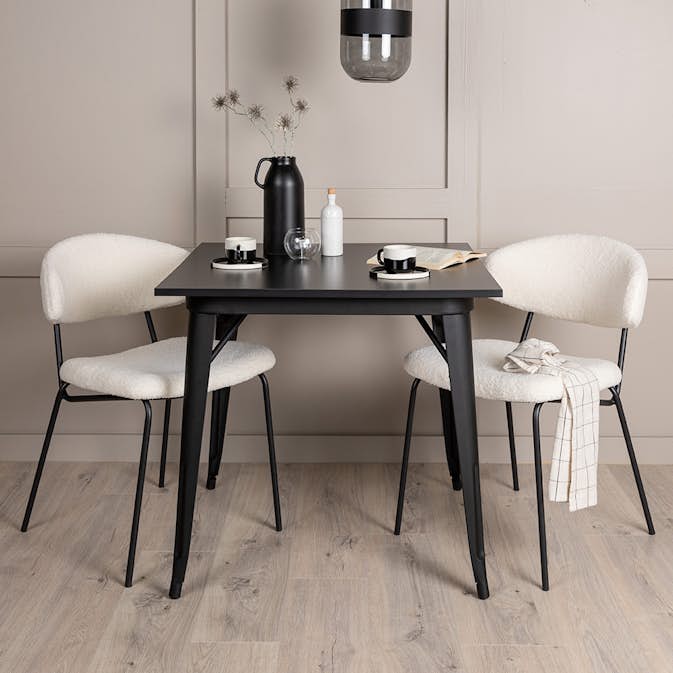 Spisegruppe Venture Home Tempe med 2 Chico Stoler