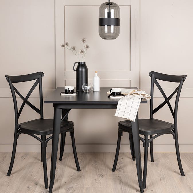 Spisegruppe Venture Home Tempe med 2 Crosett Stoler