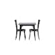 Spisegruppe Venture Home Tempe med 2 Crosett Stoler