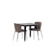 Spisegruppe Venture Home Tempe med 2 Modesto Stoler