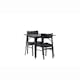 Spisegruppe Venture Home Tempe med 2 Montros Stoler