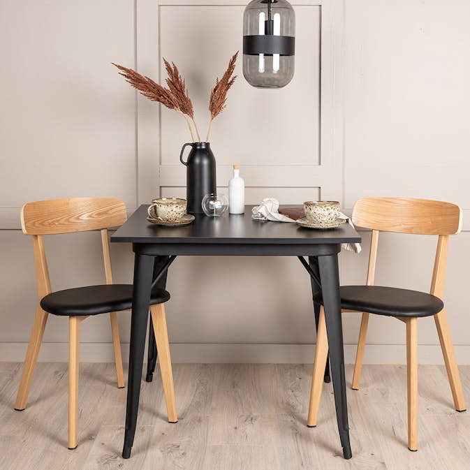 Spisegruppe Venture Home Tempe med 2 Sanjos Stoler