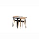 Spisegruppe Venture Home Tempe med 2 Sanjos Stoler
