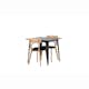 Spisegruppe Venture Home Tempe med 2 Sanjos Stoler