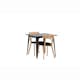 Spisegruppe Venture Home Tempe med 2 Sanjos Stoler