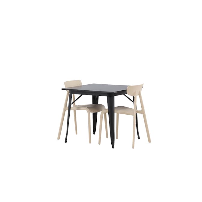 Spisegruppe Venture Home Tempe 80 cm med 2 Ursholmen Stoler