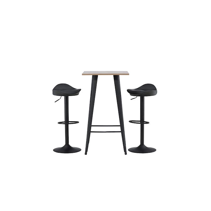 Spisegruppe Venture Home Tempe 60 cm med 2 Adesto Stoler