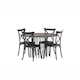 Spisegruppe furniture/fashion Stone Rund med 4 Crosett Stoler