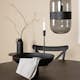Spisegruppe furniture/fashion Stone Rund med 4 Crosett Stoler