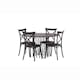 Spisegruppe furniture/fashion Stone Rund med 4 Crosett Stoler