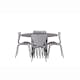 Spisegruppe furniture/fashion Stone med 4 Estes Stoler