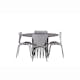 Spisegruppe furniture/fashion Stone med 4 Estes Stoler