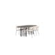 Spisegruppe furniture/fashion Stone med 4 Chico Stoler