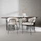 Spisegruppe furniture/fashion Stone med 4 Chico Stoler