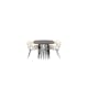 Spisegruppe furniture/fashion Stone med 4 Chico Stoler