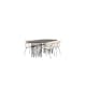 Spisegruppe furniture/fashion Stone med 4 Chico Stoler