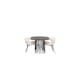 Spisegruppe furniture/fashion Stone med 4 Chico Stoler