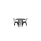 Spisegruppe Venture Home Stone med 4 Tempe Stoler