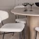 Spisegruppe Venture Home Olivia med 4 Chico Stoler