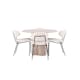 Spisegruppe Venture Home Olivia med 4 Chico Stoler
