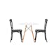 Spisegruppe Venture Home Danburi Ø 60 cm med 2 Crosett Stoler