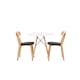 Spisegruppe Venture Home Danburi Ø 60 cm med 2 Sanjos Stoler