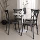 Spisegruppe Venture Home Danburi med 4 Crosett Stoler