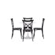 Spisegruppe Venture Home Danburi med 4 Crosett Stoler
