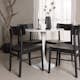 Spisegruppe Venture Home Danburi med 4 Montros Stoler