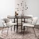 Spisegruppe Venture Home Copenhagen med 4 Chico Stoler