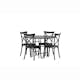 Spisegruppe Venture Home Copenhagen med 4 Crosett Stoler