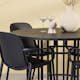 Spisegruppe Venture Home Copenhagen Ø 115 cm med 4 Baltimore Stoler