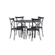 Spisegruppe Venture Home Copenhagen Ø 115 cm med 4 Crosett Stoler