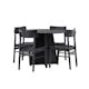 Spisegruppe Venture Home Bootcut 110 med 4 stk Montros