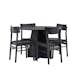 Spisegruppe Venture Home Bootcut 110 med 4 stk Montros