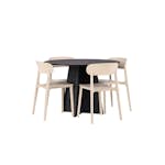 Spisegruppe Venture Home Bootcut Ø110 cm med 4 Åstol Stoler