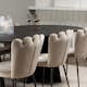 Spisegruppe Venture Home Bootcut Oval med 6 Limhamn Light Stoler