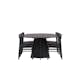 Spisegruppe Venture Home Bootcut Oval med 6st Montros Spisestoler