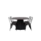 Spisegruppe Venture Home Bootcut Oval med 6 stk Tempe