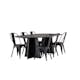 Spisegruppe Venture Home Bootcut Oval med 6 stk Tempe