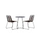 Cafégruppe Venture Home Bacong Bord med 2 Lindos Stoler