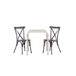 Cafégruppe Venture Home Borneo Bord med 2 Tablas Stoler